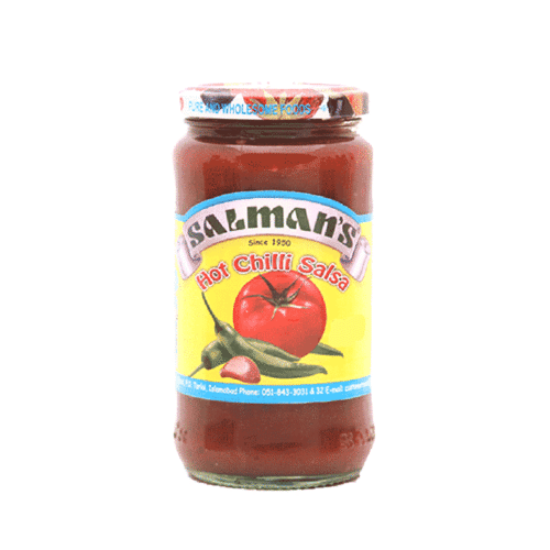 SALMANS HOT CHILLI SALSA 370 GM