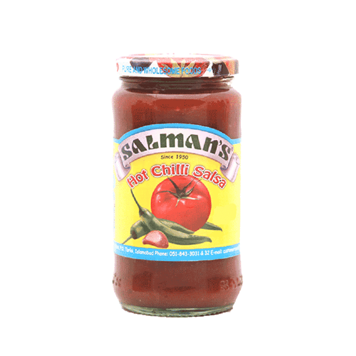 SALMANS HOT CHILLI SALSA 370 GM