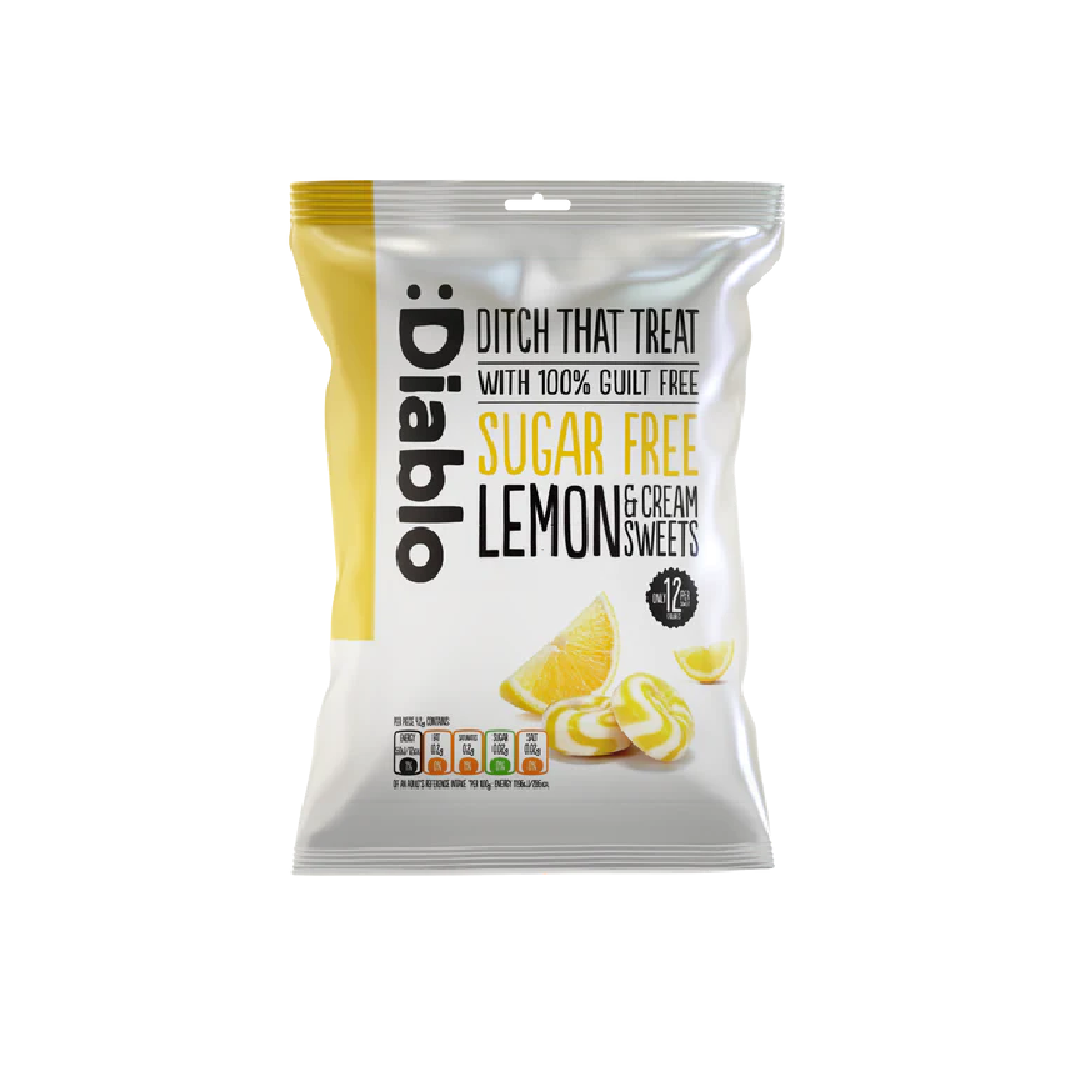 DIABLO CANDY LEMON SUGAR FREE 75 GM BASIC
