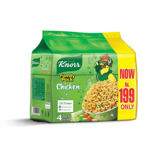 KNORR NOODLES CHICKEN PROMO PACK 1X4 200 GM