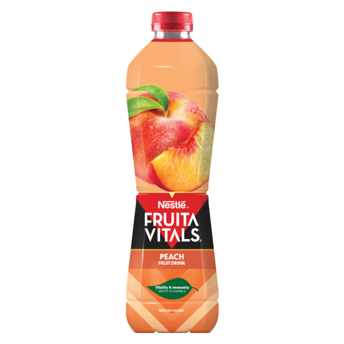 NESTLE JUICE FRUITA VITALS PEACH NECTAR BOTTLE 1 LTR