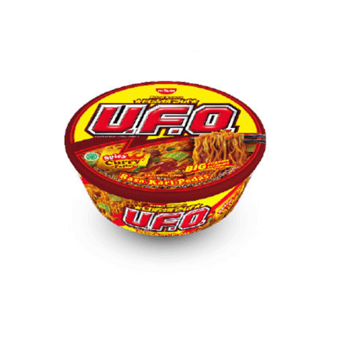 NISSIN UFO NOODLES RASA KARI PEDAS SPICY CURRY 88 GM