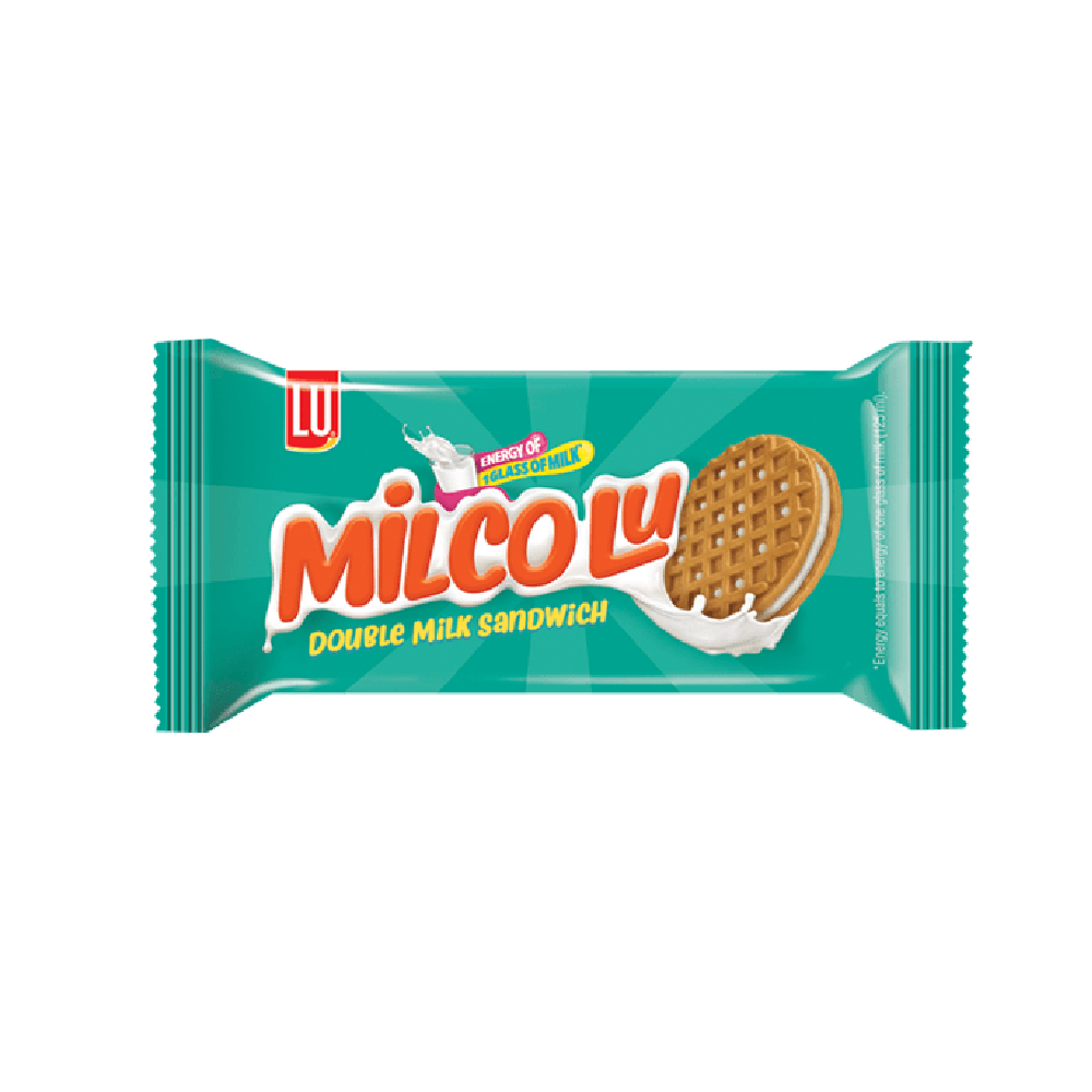 LU MILCO LU DOUBLE MILK SANDWICH BISCUIT 22.5 GM B/P