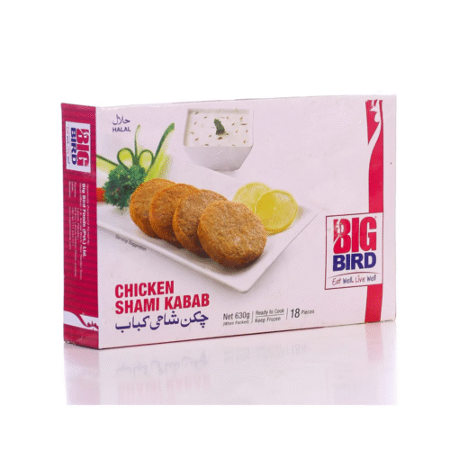 BIG BIRD CHICKEN SHAMI KABAB 18 PCS LARGE 630 GM