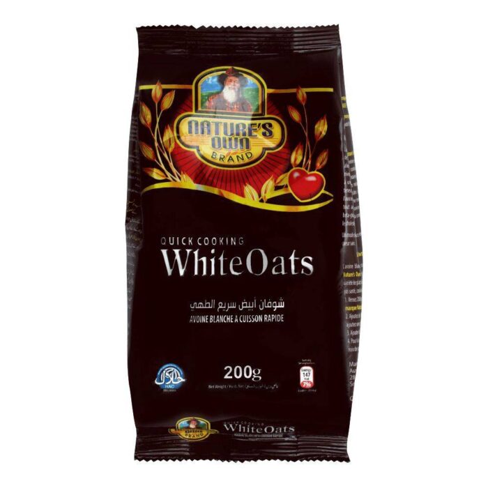 NATURES OWN CEREAL WHITE OATS 200 GM