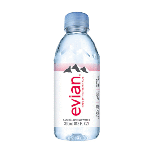 EVIAN MINERAL WATER NATURAL 330 ML