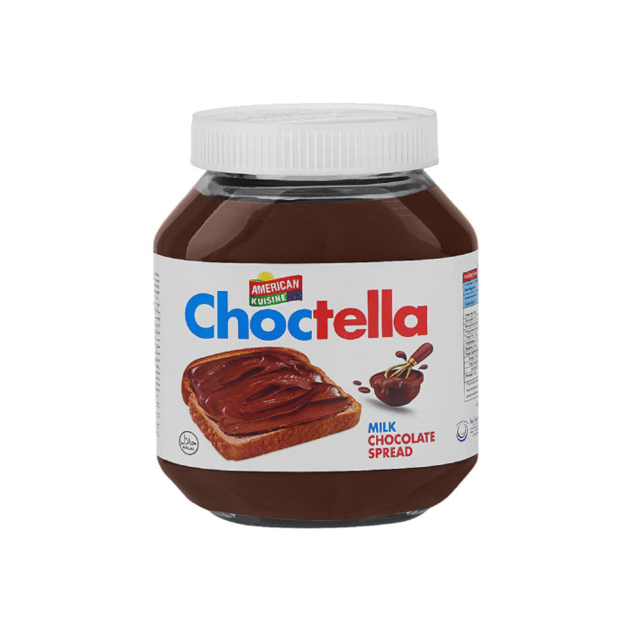 AMERICAN KUISINE CHOCTELLA MILK CHOCOLATE SPREAD JAR 680GM