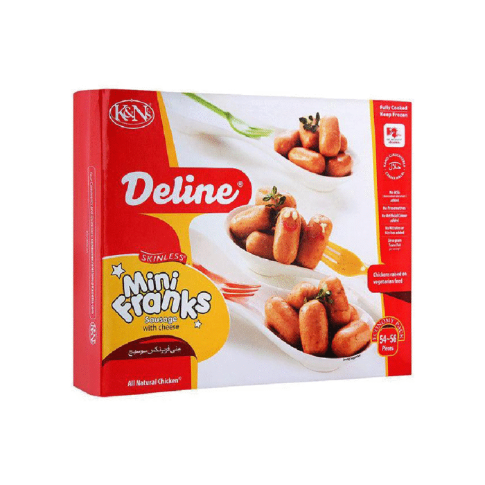 K & N MINI FRANK SAUSAGE WITH CHEESE 700 GM