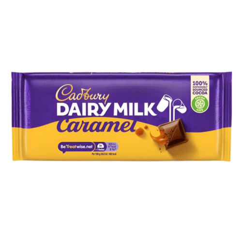 CADBURY DAIRY MILK CHOCOLATE CARAMEL 120 GM