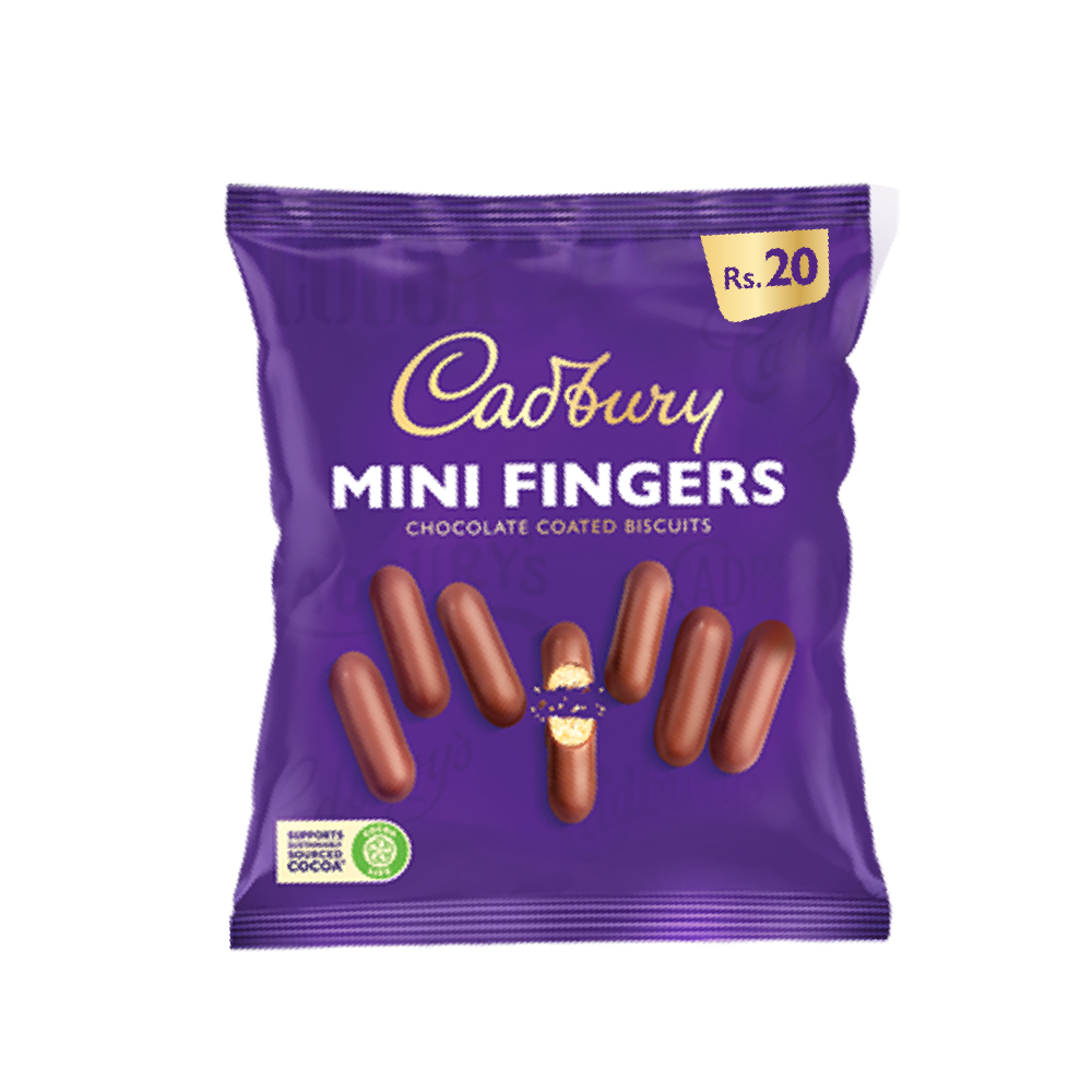 LU CADBURY MINI FINGERS BP 13.4 GM