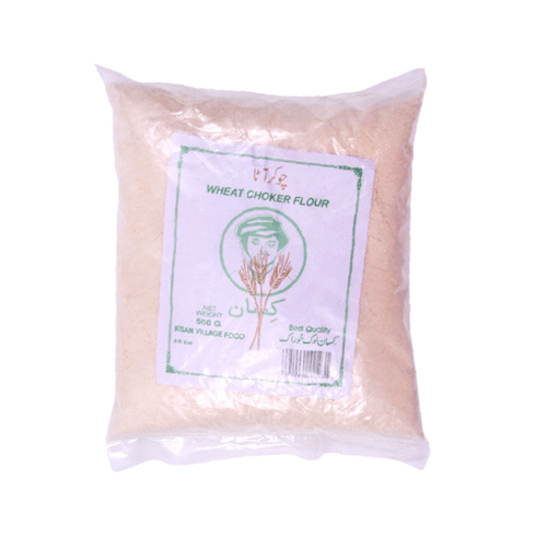 KISAN WHEAT CHOKER FLOUR 500 GM