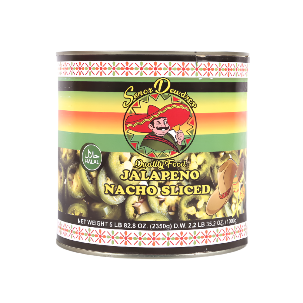 SENOR DEWDROP JALAPENO NACHO SLICED 2300 GM