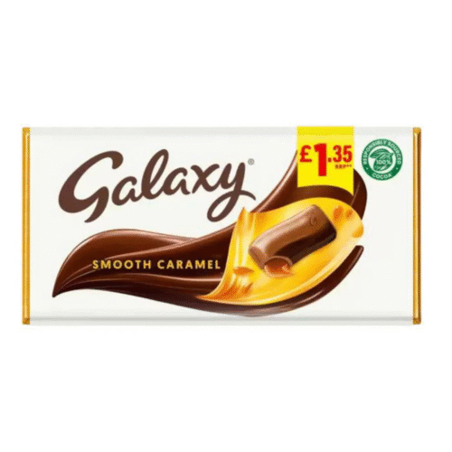 GALAXY CHOCOLATE SAMOOTH CARAMEL 135 GM BASIC