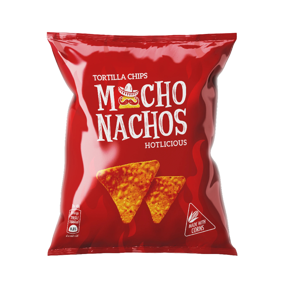 MACHOS TORTILLA CHIPS HICKORY BBQ 38 GM