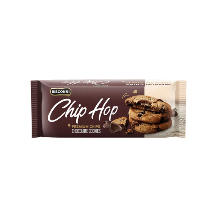BISCONNI CHIP HOP CHOCOLATE HALF ROLE COOKIES 26 GM