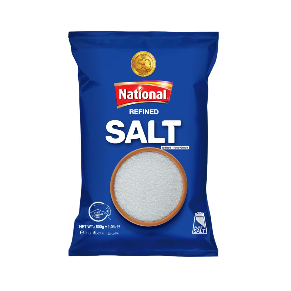 NATIONAL SALT REFINE TABLE 800 GM