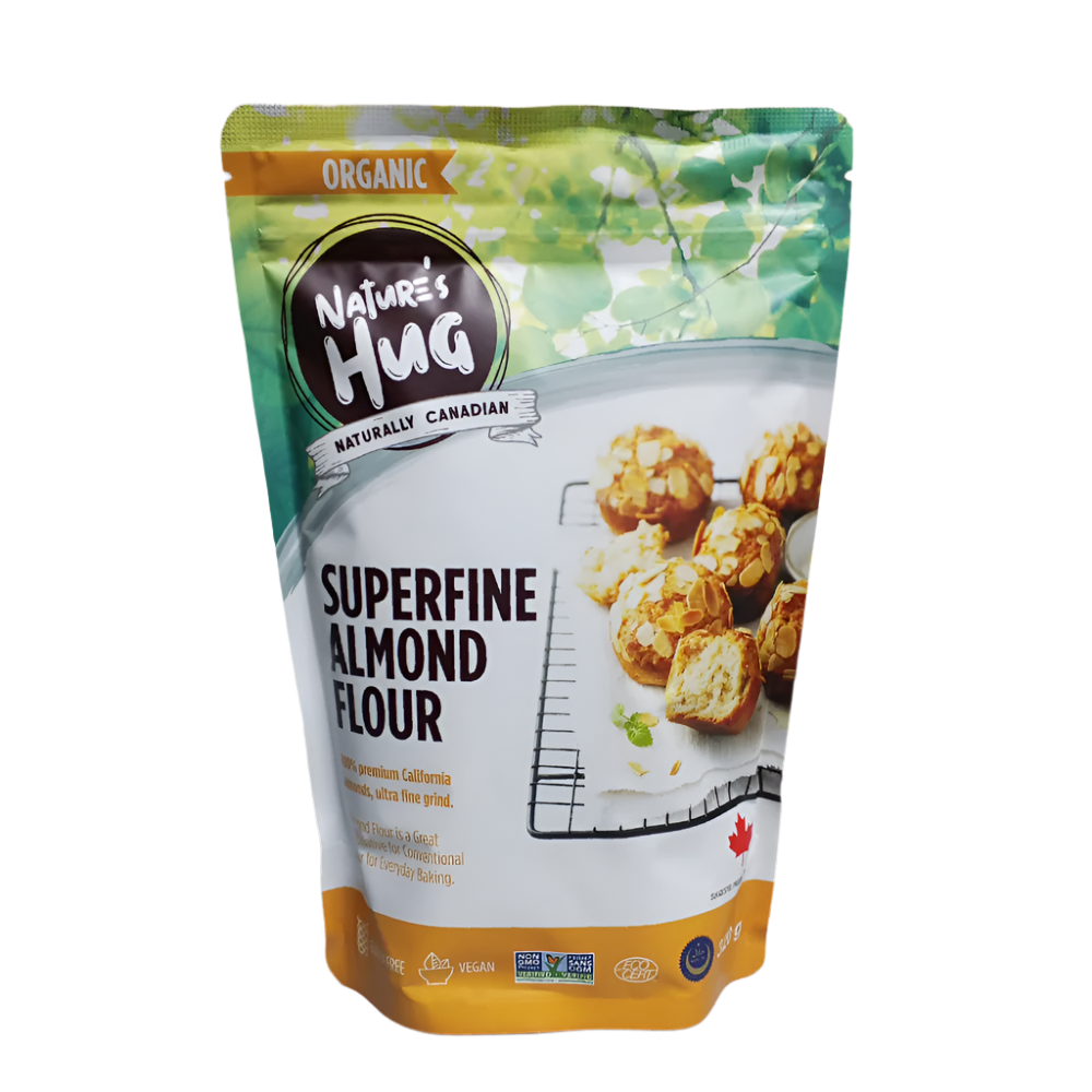 N HUG SUPERFINE ALMOND FLOUR ORGANIC 320 GM