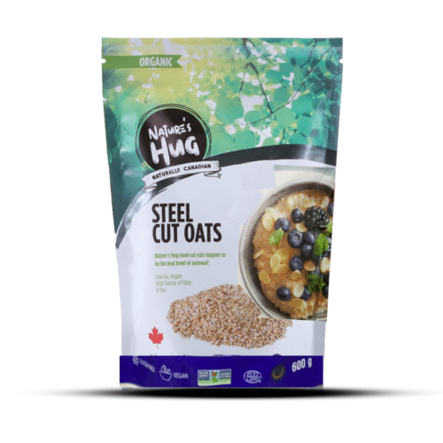 N HUG STEEL CUT OATS ORGANIC 600 GM