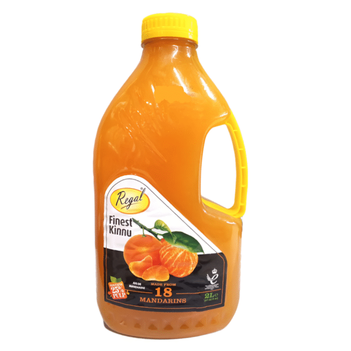 REGAL SIPRUS JUICE KINNU NECTAR BOTTLE 2 LTR