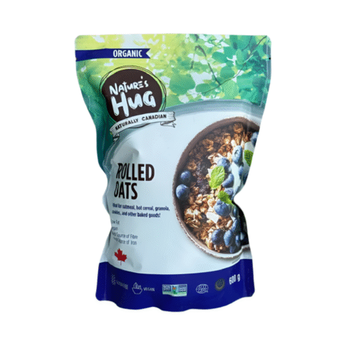 N HUG ROLLED OATS REGULAR ORGANIC 600 GM