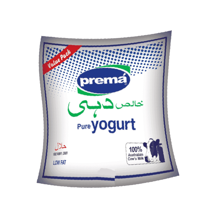 PREMA PURE YOGURT POUCH 425 GM