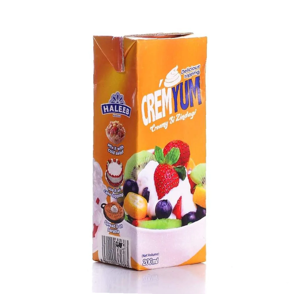 HALEEB FRESH MILK CREAM YUM 200ML