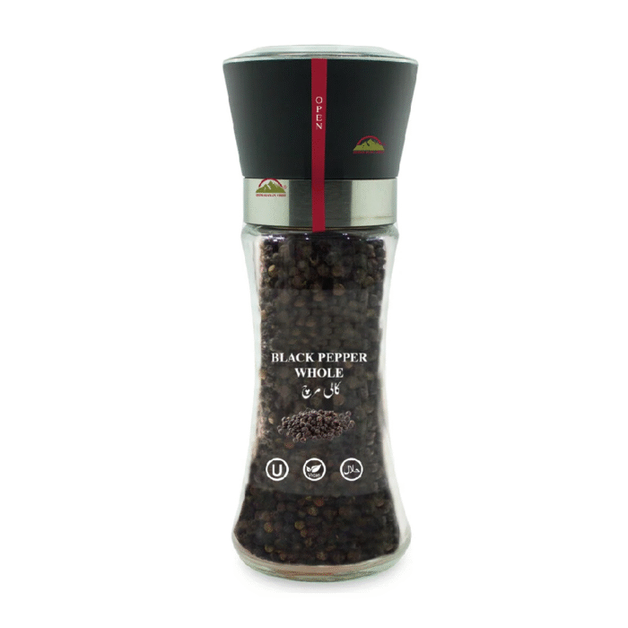 THE BLACK PEPPER WHOLE GRINDER BOTTLE 160 GM