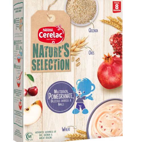NESTLE CERELAC MULTIGRAIN POMEGRANATE CHERRIES & APPLE 350 G