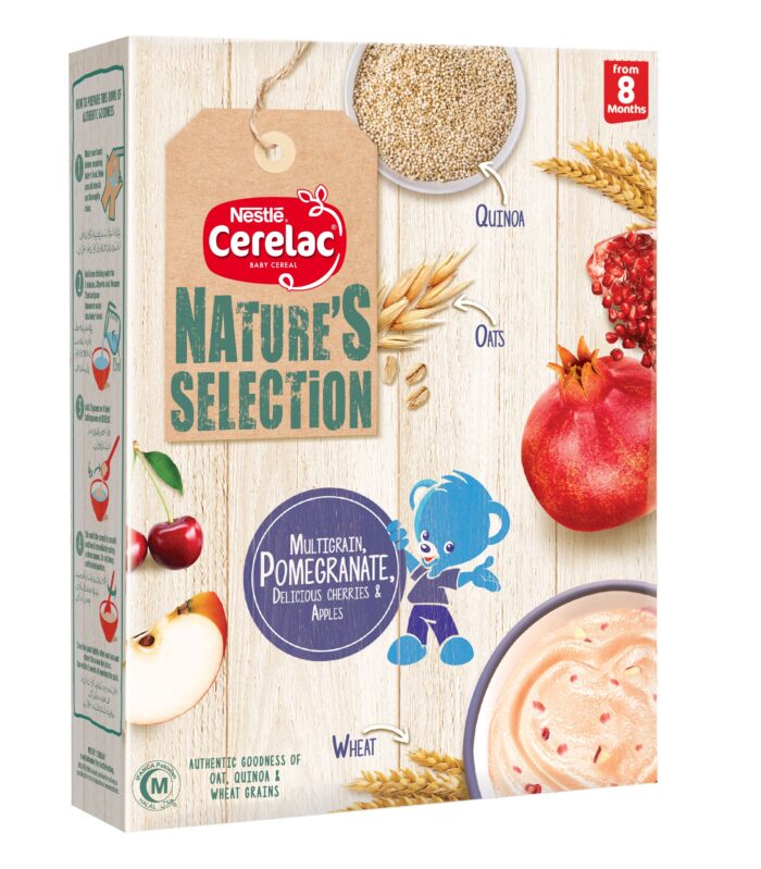NESTLE CERELAC MULTIGRAIN POMEGRANATE CHERRIES & APPLE 350 G