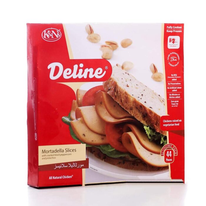 K AND N MORTADELLA SLICES 44 PCS 616 GM