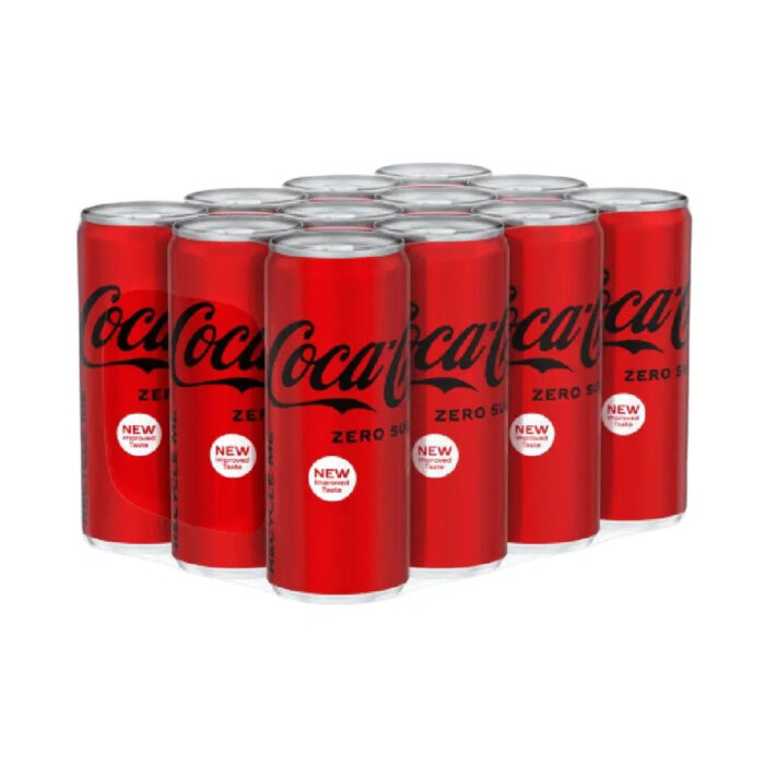 COKE ZERO SLIM CAN 250 ML-CARTON