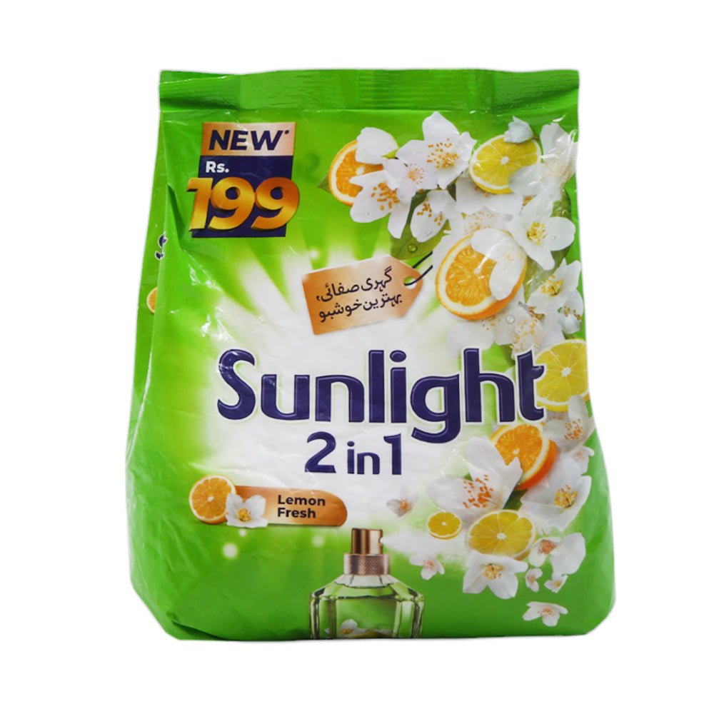 SUNLIGHT WASHING POWDER LEMON FRESH 2IN1 760 GM