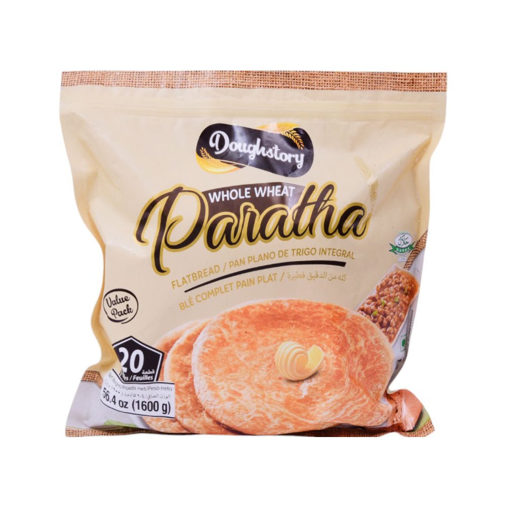 DOUGHSTORY WHOLE WHEAT PARATHA 20 PCS 1600 GM
