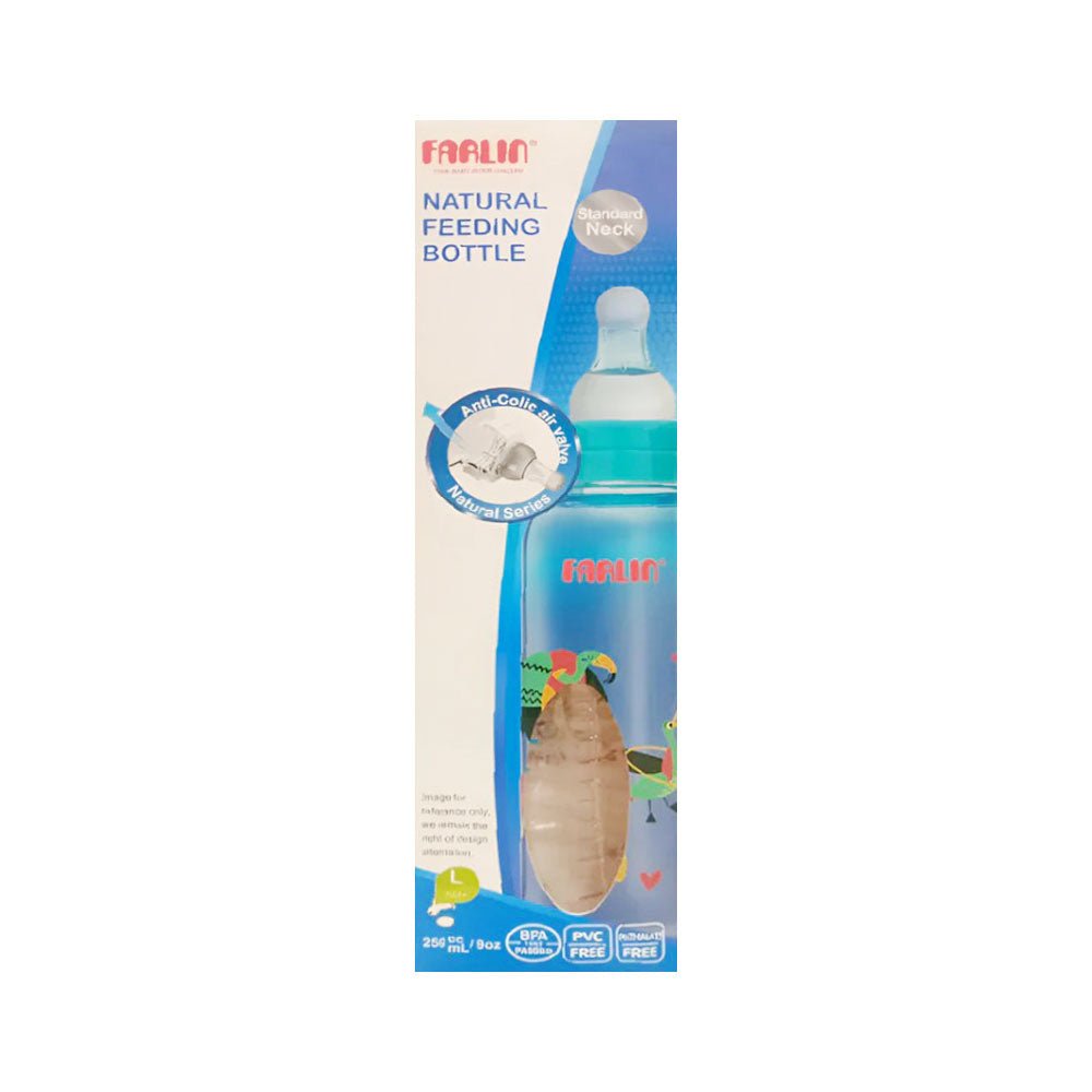 FARLIN BABY FEEDING BOTTLE NATURAL 6M+250 ML NF-767