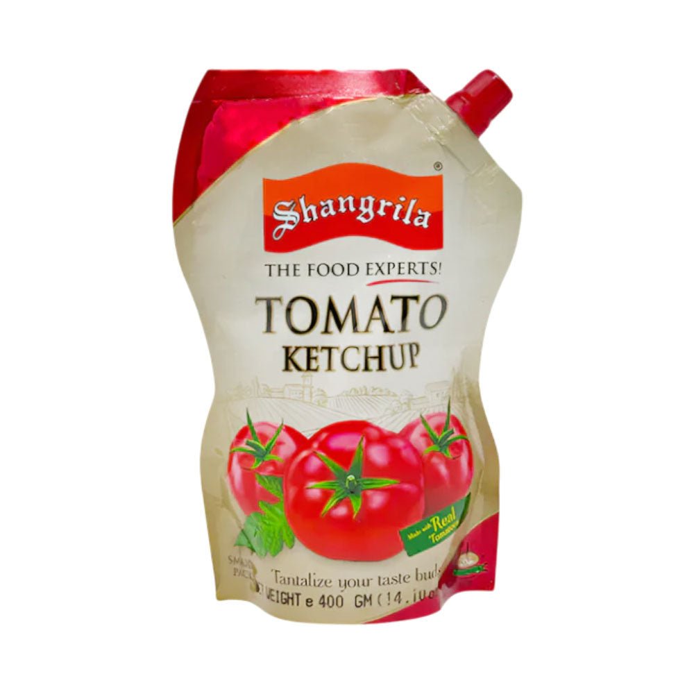 SHANGRILA KETCHUP TOMATO POUCH 400 GM
