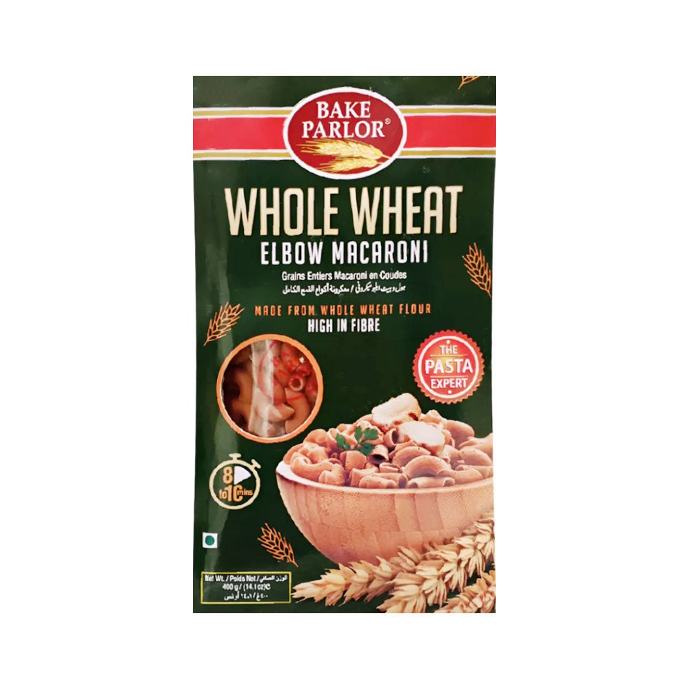 BAKE PARLOR WHOLE WHEAT ELBOW MACARONI 400 GM