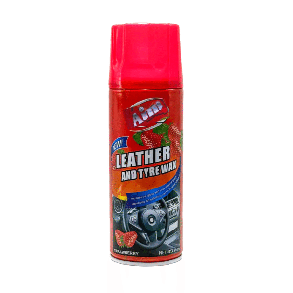 AIM LEATHER AND TYRE WAX STRAWBERRY 450 ML