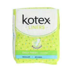 KOTEX SANITARY PADS DAILY FRESH BREAHABLE UNSCENT 40