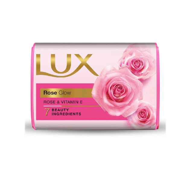 LUX SOAP ROSE GLOW ROSE & VITAMIN E 130 GM