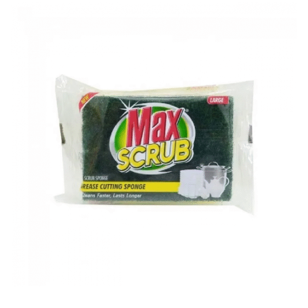 MAX GREASING CUTTING LARGE SPONGE WITH SCRUB