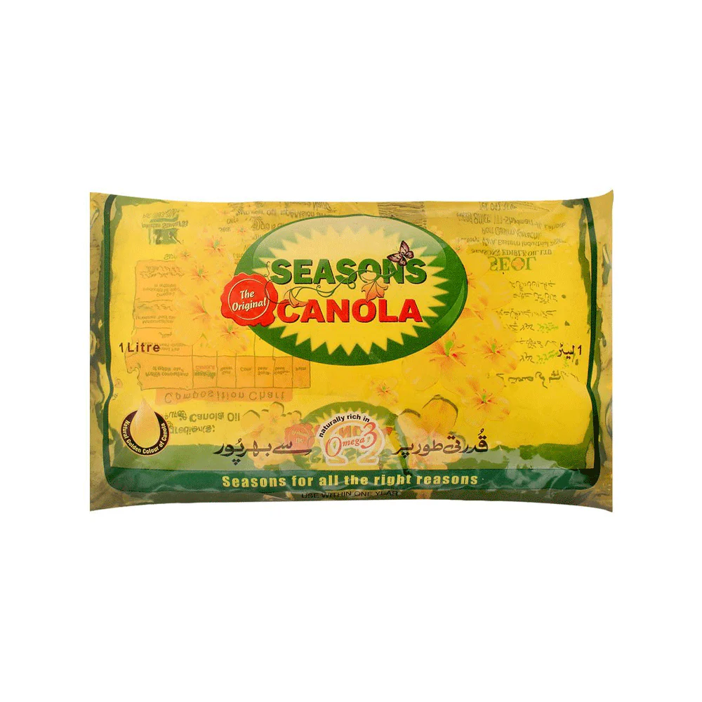 SEASONS COOKING OIL POUCH 1 LTR PC