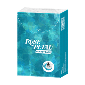 ROSE PETAL TISSUE POCKET PACK 3 PLY