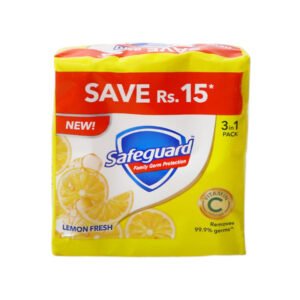 SAFEGUARD SOAP FAMILY PACK LEMON FRESH 3X125 GM