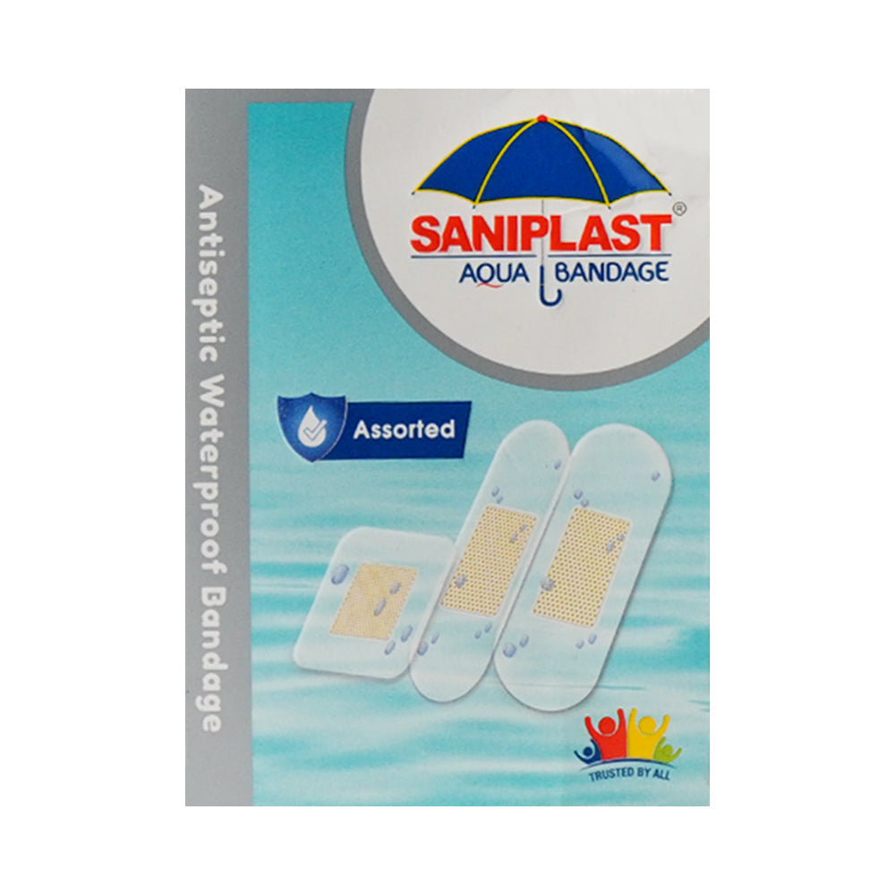 Uniferoz Saniplast Aqua Bandage Assorted 20 Strip