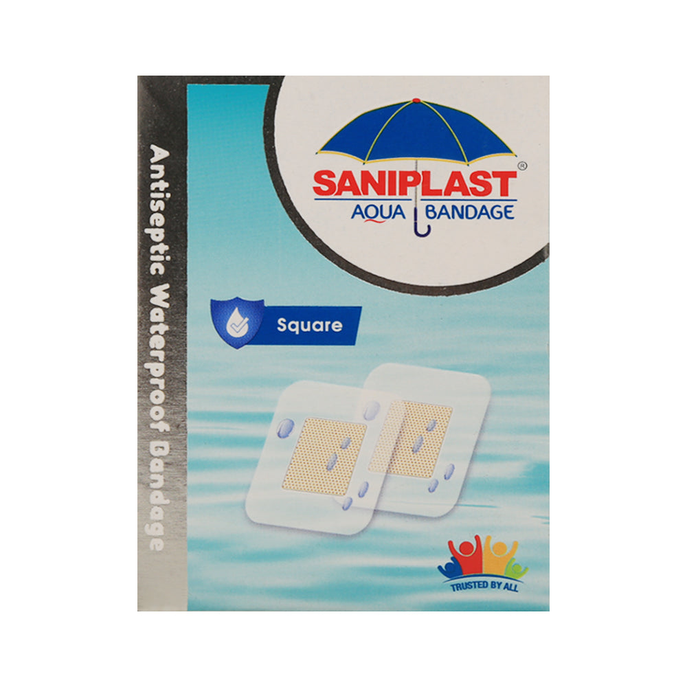 Uniferoz Saniplast Aqua Bandage Square 20 Strip