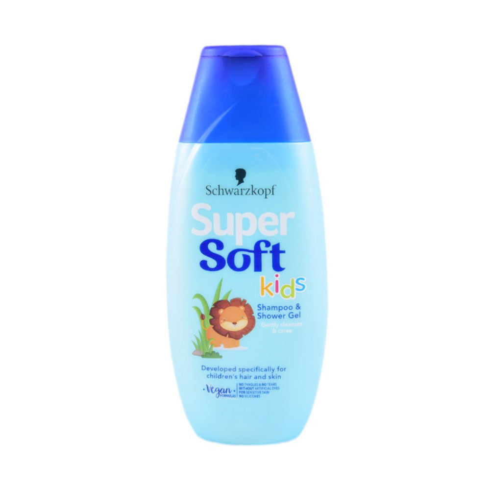 Schwarzkopf Supersoft Kids Shampoo And Shower Gel 250-ML