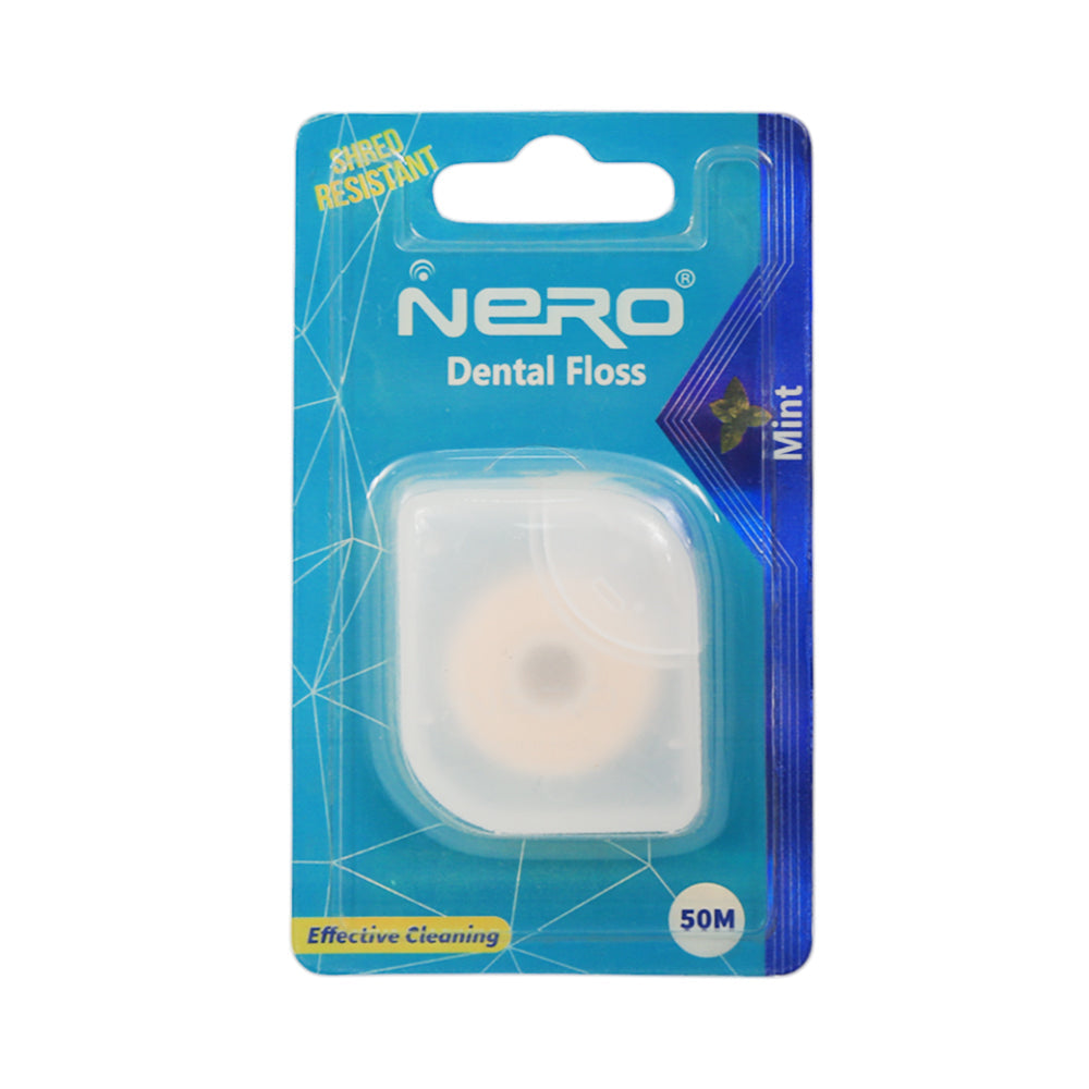 Nero Dental Floss Pick 50M Mint Flavor Ndf-602
