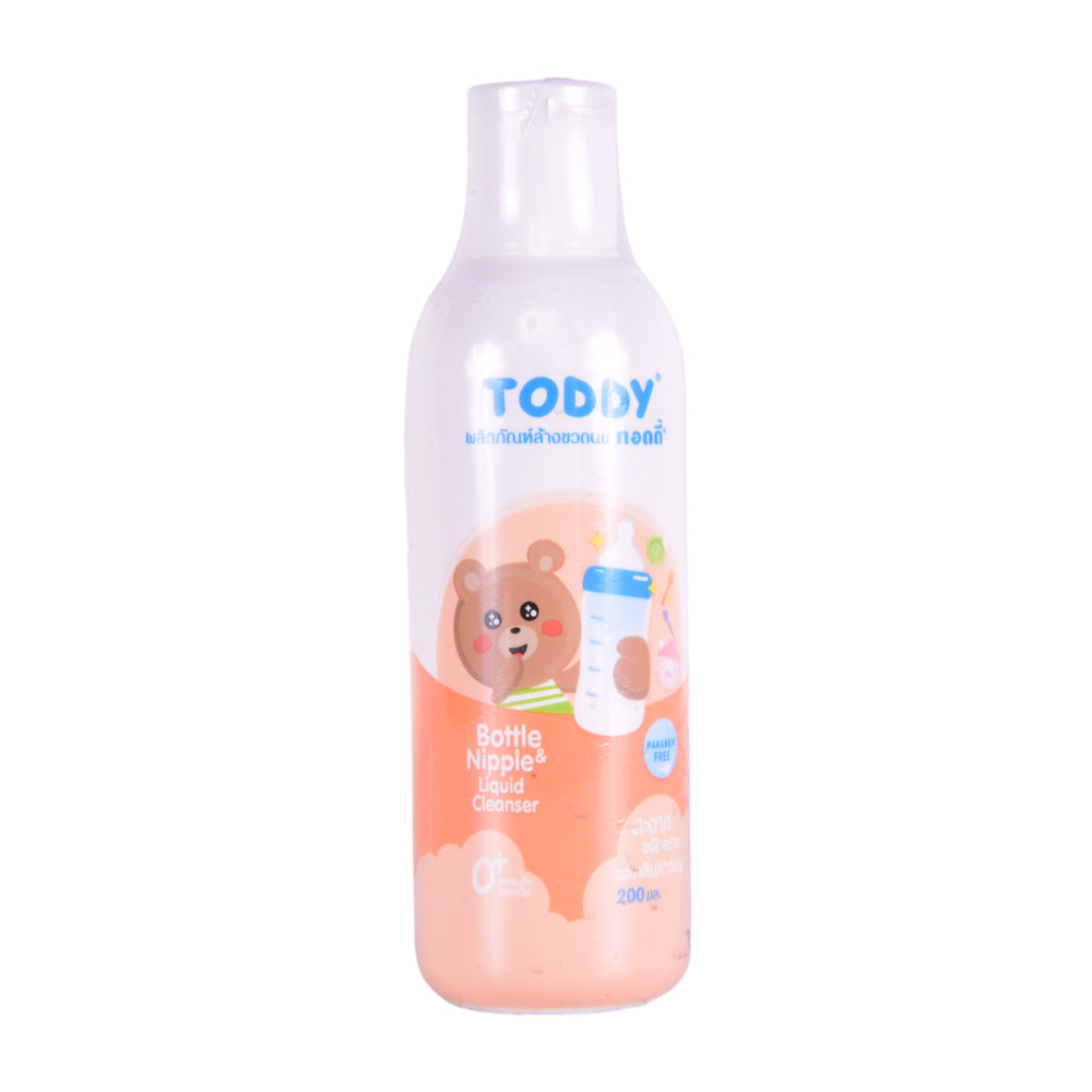 Toddy Baby Liquid Cleanser Bottle And Nipple 200-ML