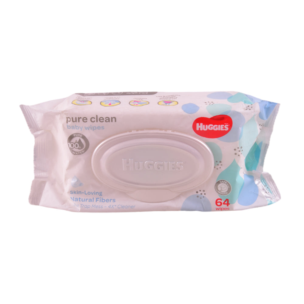 Huggies Baby Wipers 64 Wipes
