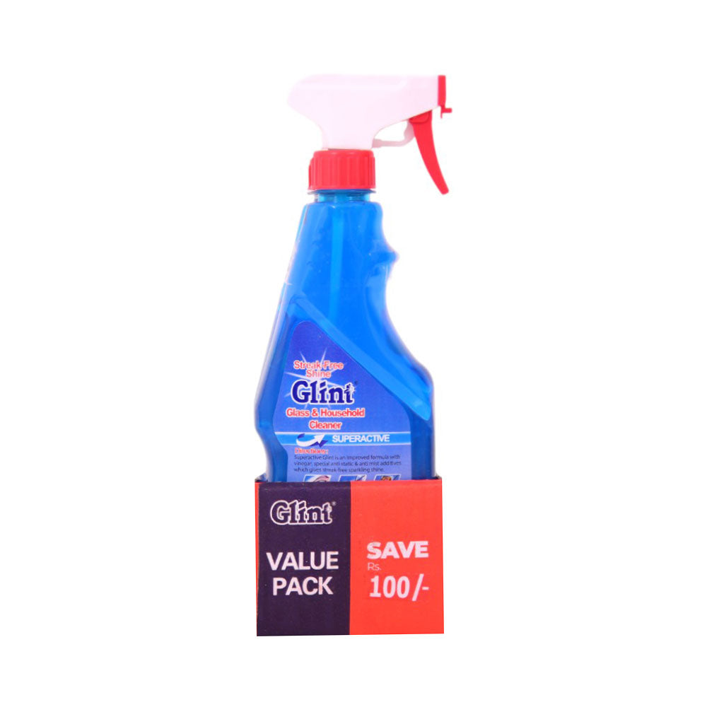 Glint Glass Cleaner 500-ML + Glint Refill 500-ML Promo